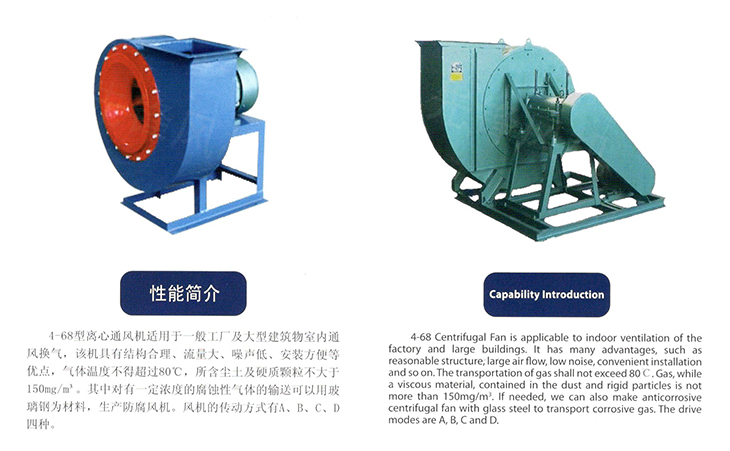 4-68型离心通风机